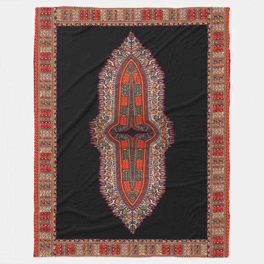 Hippie Indian Style Fleece Deken (Voorkant)