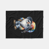 Hippie Kabouter Fleece Deken (Voorkant (Horizontaal))