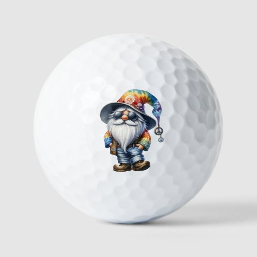 Hippie Kabouter Golfballen (Voorkant)