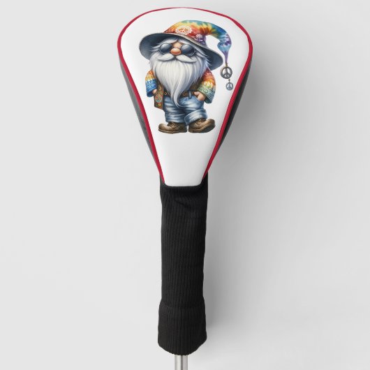 Hippie Kabouter Golfheadcover (Voorkant)