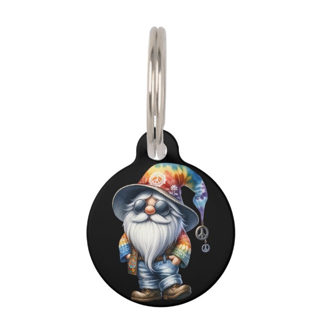 Hippie Kabouter Huisdierpenning (Voorkant)