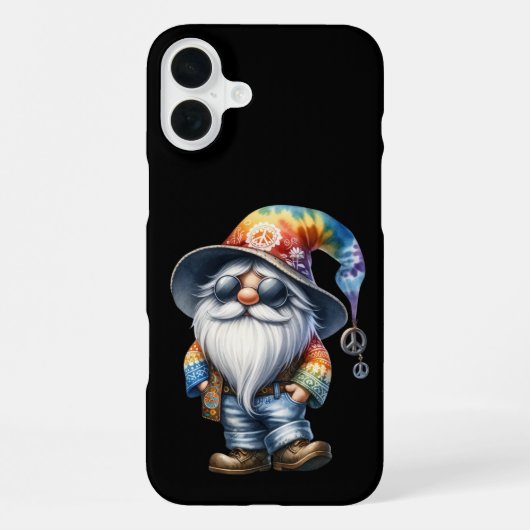 Hippie Kabouter iPhone Hoesje (Achterkant)