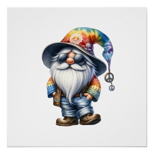 Hippie Kabouter Perfect Poster (Voorkant)