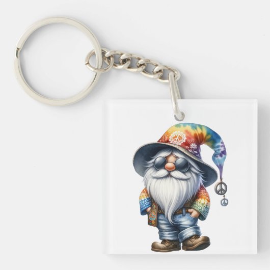 Hippie Kabouter Sleutelhanger (voorkant)