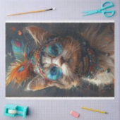 Hippie  katachtige ontkoppeling tissuepapier (Craft)