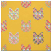 Hippie katten van de zomer stof (Swatch)
