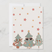 Hippie kerst tijd capsule notitie bericht Kaart (Achterkant)