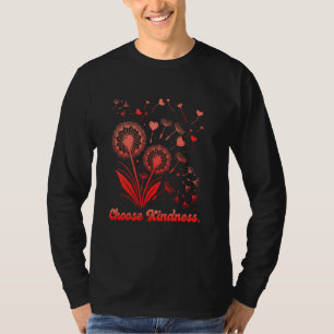 Hippie KIES VRIENDELIJKHEID Flower Power Grappige T-shirt