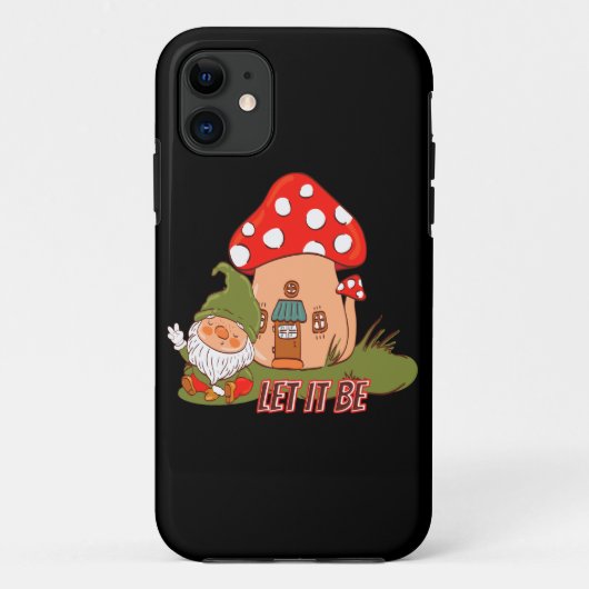 Hippie laat het gnoom worden Case-Mate iPhone case (Achterkant)