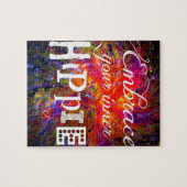 Hippie Legpuzzel (Horizontaal)