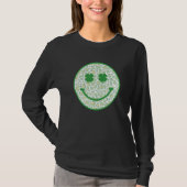 Hippie Leopard Shamrock Groovy Hippie St Patricks T-shirt (Voorkant)