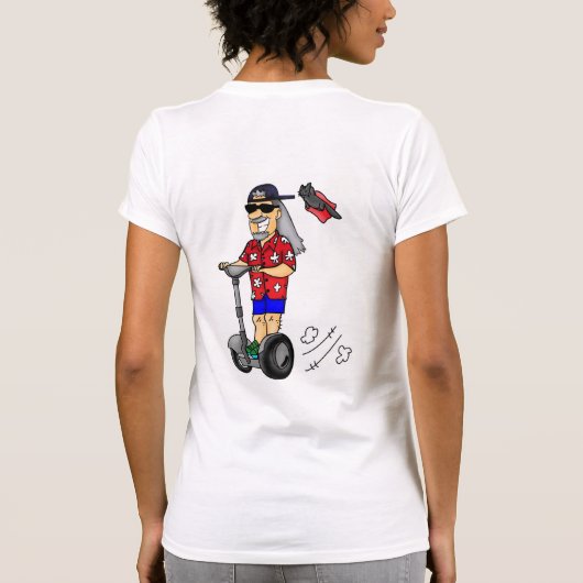 hippie leven t-shirt (Achterkant)