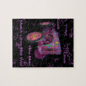 Hippie liefde Tractor, puzzel (Horizontaal)