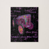 Hippie liefde Tractor, puzzel Legpuzzel (Verticaal)