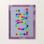 Hippie Love Flowers Legpuzzel (Verticaal)