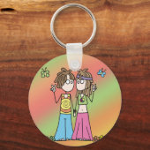 Hippie Lovers Sleutelhanger (Voorkant)