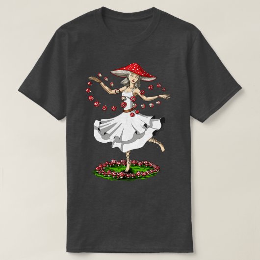 Hippie Magic Mushroom T-shirt (Design voorkant)