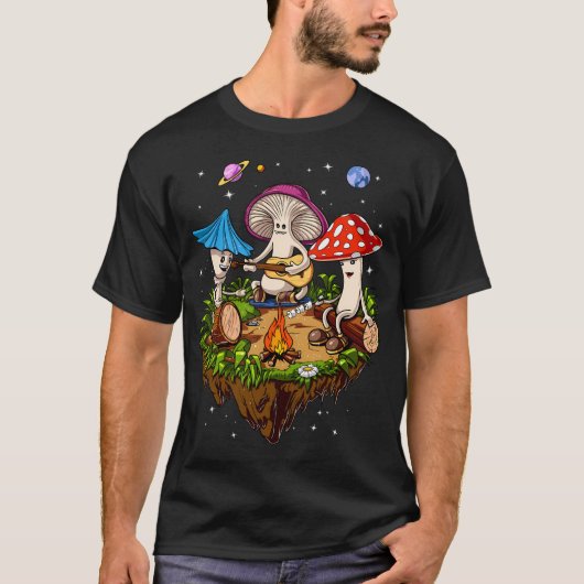 Hippie Magic Mushroom T-shirt (Voorkant)