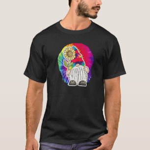 Hippie Mama Gnome Blijf Trippy 70s Style Psychedel T-shirt