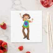 Hippie Man Servetten (Insitu)