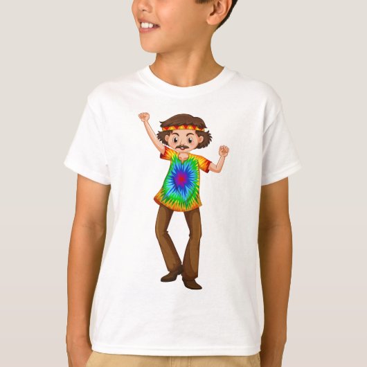 Hippie Man T-Shirt (Voorkant)