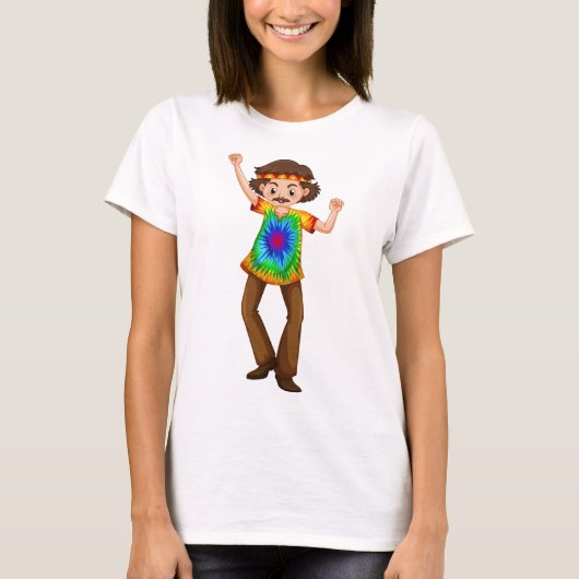 Hippie Man T-shirt (Voorkant)