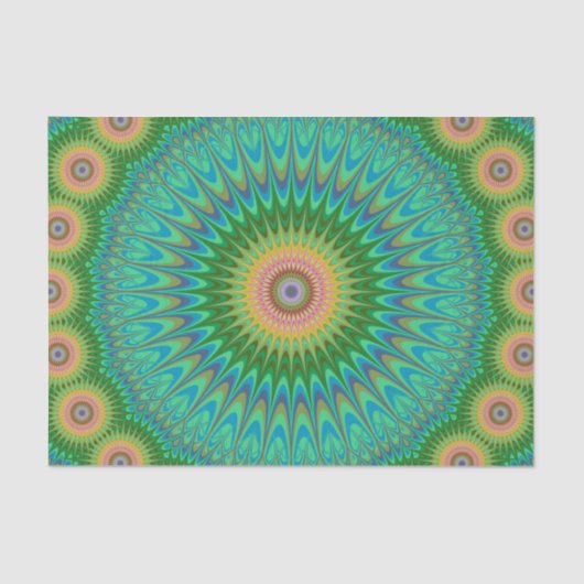Hippie mandala tissuepapier (Voorkant)