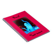 hippie meisje vredesbord notitieboek (Rechterzijde)