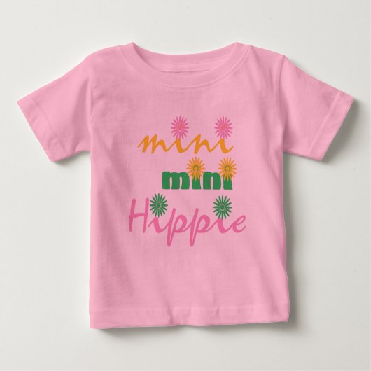 Hippie Mini Mini Hippie Baby T-Shirt (Voorkant)