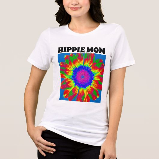 HIPPIE MOEDER T-SHIRTS (Voorkant)