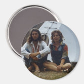 Hippie & Moeder Tipi Magneet (Voorkant / Achterkant)