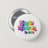 Hippie Museum Ibiza Ronde Button 5,7 Cm (Voorkant /achterkant)