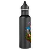 Hippie Mushrooms Camping Psychedelic Forest Fungi Waterfles (Links)