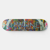 Hippie Muurkunst Persoonlijk Skateboard (Horizontaal)