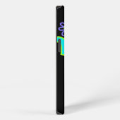 Hippie op Heart Turquoise Name Persoonlijk iPhone Hoesje (Rechterkant)