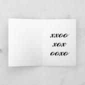 Hippie paar met psychedelische hart aankondiging (Binnen)