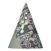 Hippie party petten feesthoedjes (Links)