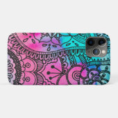 Hippie Patroon - Aqua en Roze door Megaflora Case-Mate iPhone Case (Achterkant (horizontaal))