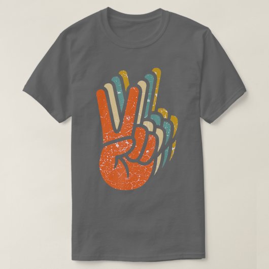 Hippie Peace 60s 70s Tie Dye Hippie Gift Perfect G T-shirt (Design voorkant)