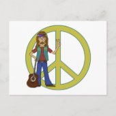 Hippie Peace Briefkaart (Voorkant)