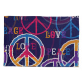 Hippie Peace: Levendig symboolontwerp. Kussensloop (Achterkant)