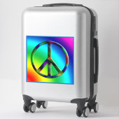 Hippie Peace LG Sticker (Koffer)