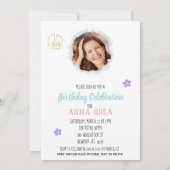 * Hippie Peace & Love Camping Birthday Uitnodiging (Achterkant)