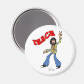 Hippie Peace Magneet (Voorkant / Achterkant)