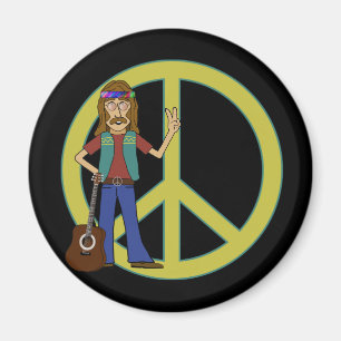 Hippie Peace Magneet