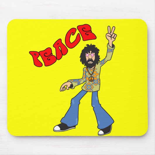 Hippie Peace Muismat (Voorkant)