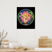 Hippie Peace Poster (Keuken)