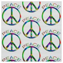 Hippie Peace Sign Stropdas-Dye Stof