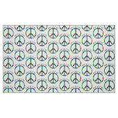 Hippie Peace Sign Stropdas-Dye Stof (Fat Quarter)