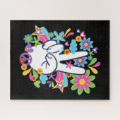 Hippie Peace Signs Legpuzzel (Horizontaal)